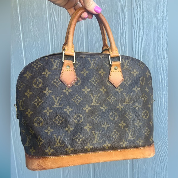 Authentic Louis Vuitton ALMA PM Brown Monogram Handbag LV purse bag 12”x9” - Picture 13 of 15